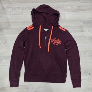 PINK Victoria's Secret Hoodie Small Pullover Athletic Maroon
